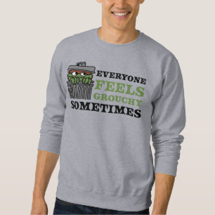 Sweatshirt Rue Sésame Oscar le Grouch se sent Grouch