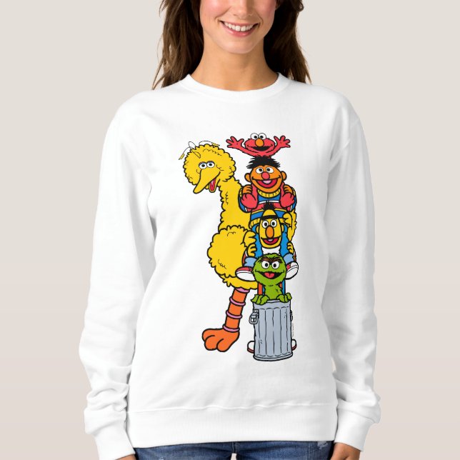 Sweatshirt Rue Sésame | Pose Pals Street Sesame (Devant)