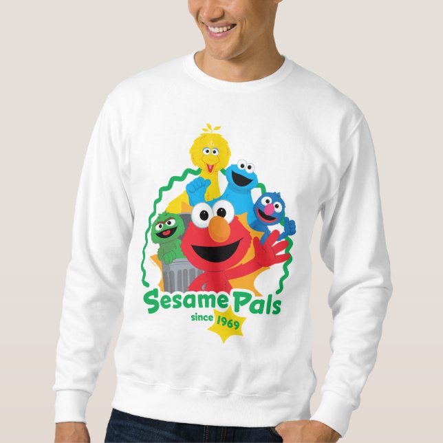 Sweatshirt Rue Sésame | Sesame Pals depuis 1969 (Devant)