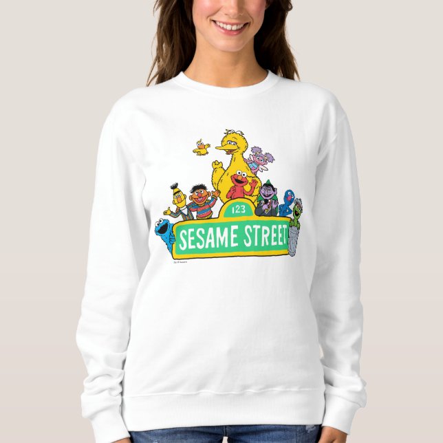 Sweatshirt Rue Sésame | Tout autour de l'enseigne de la rue S (Devant)