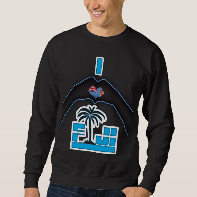 Sweatshirt rugby du Fiji (Devant)