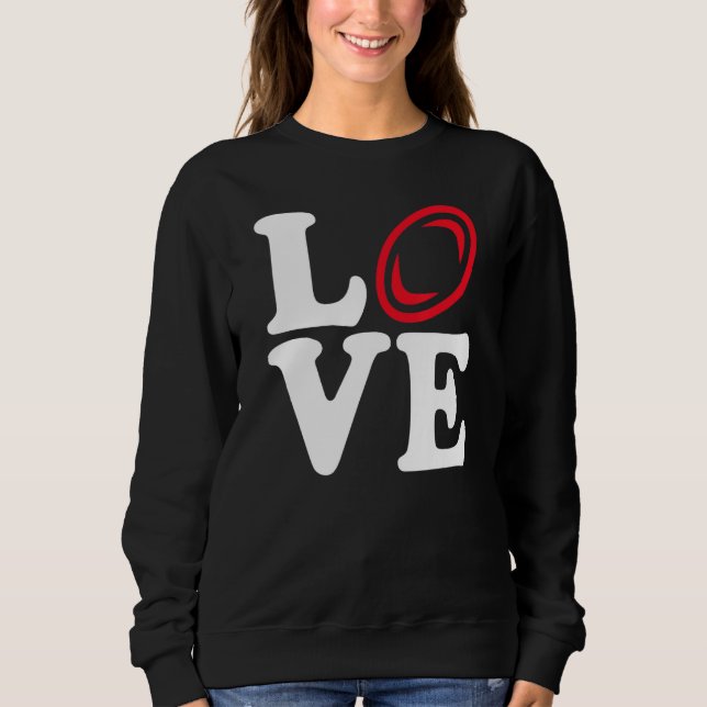 Sweatshirt Rugby Love (Devant)
