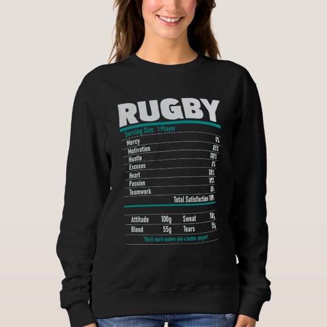 Sweatshirt Rugby Player  Rugby Coach Sports  Tournament Flank (Devant)