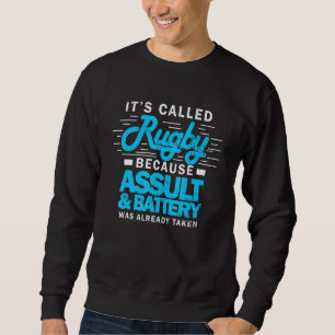 Sweatshirt Rugby Pour Hommes Femmes Entraîneurs Ligue Union
