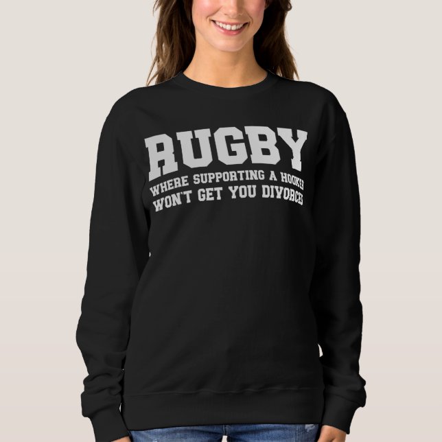 Sweatshirt Rugby Pour Les Joueurs De Rugby Entraîneurs Arbitr (Devant)