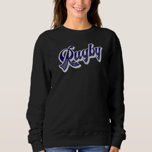 Sweatshirt Rugby Sports Athlète Retro