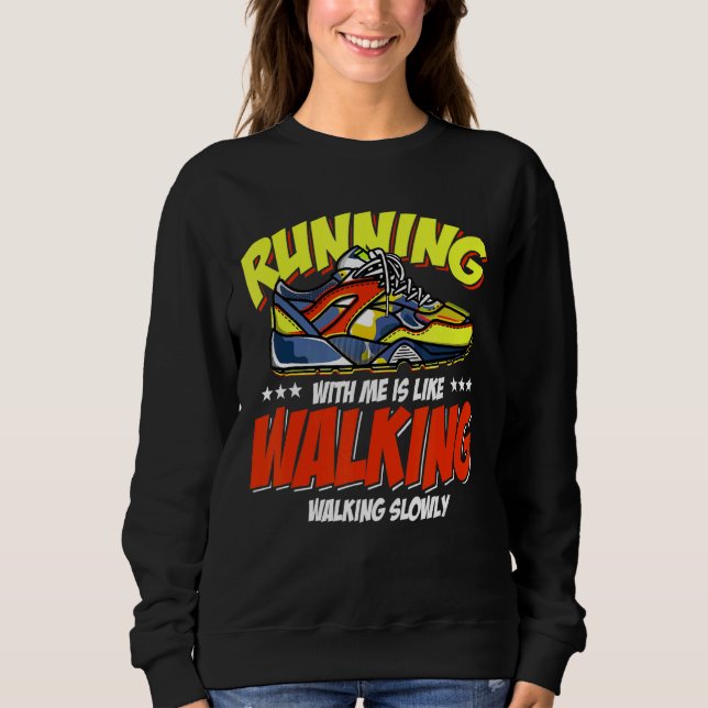 Sweatshirt Runner Love Trail Training Jogging (Devant)