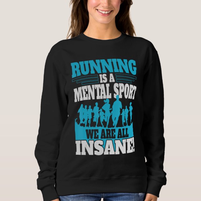 Sweatshirt Running men Marathoner Runner Coach XC Running (Devant)