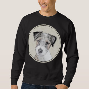 Sweatshirt Russell Terrier Peinture rugueuse - Art Chien orig