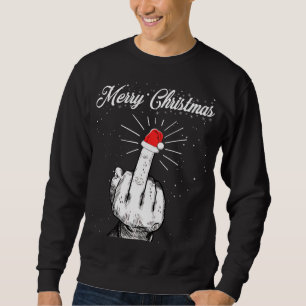 Sweatshirt Ruy Joyeux Noël Moyen Doigt Xmas Vilain