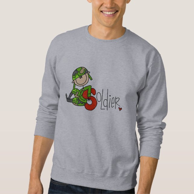 Sweatshirt S est pour Soldat (Devant)