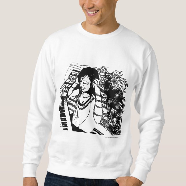 Sweatshirt Sa vie, sa musique (Devant)