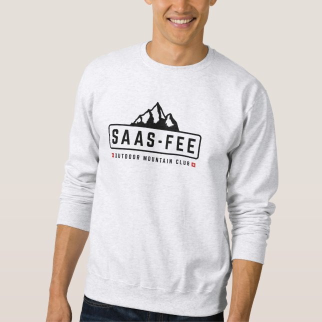 Sweatshirt Saas-Fee Suisse Extérieur   (Devant)