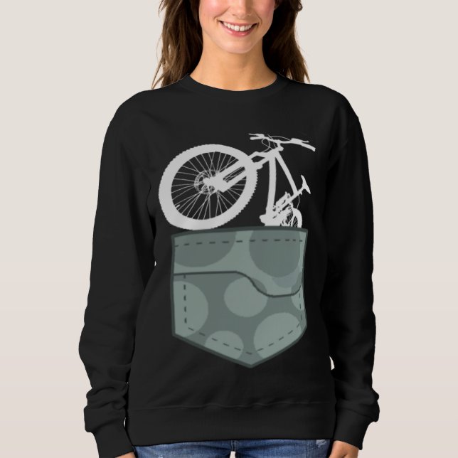 Sweatshirt Sacoche de poitrine de vélo camouflage VTT (Devant)