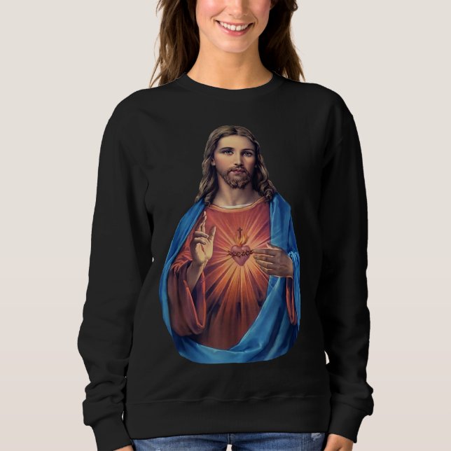 Sweatshirt Sacré Coeur de Jésus (Devant)