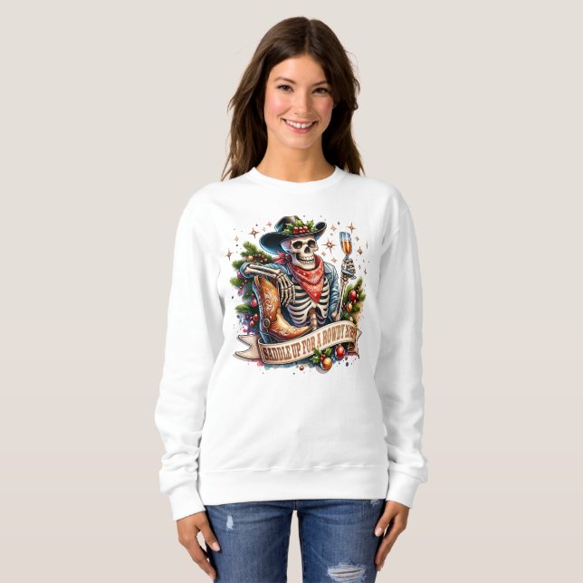 Sweatshirt Saddle Up For A Rowdy 2025 (Devant entier)