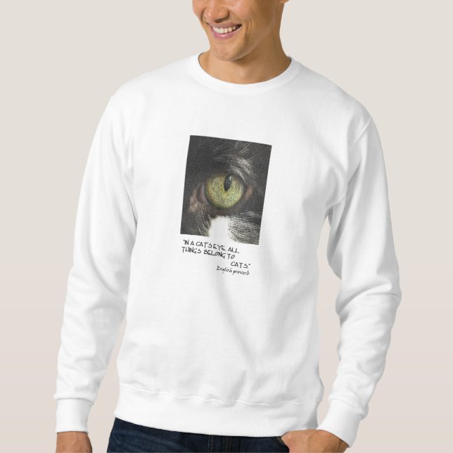 Sweatshirt sagesse de catseye (Devant)