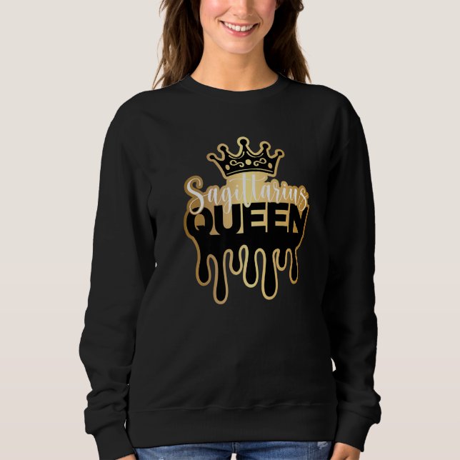 Sweatshirt Sagittaire Sagittaire Queen Zodiac (Devant)