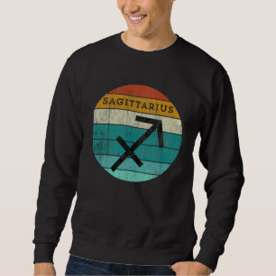 Sweatshirt Sagittaire Symbole Horoscope Astrologie Rétro Nouv