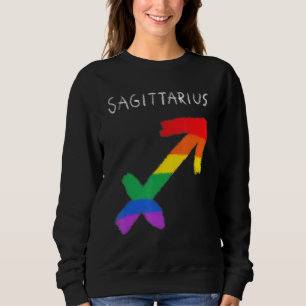 Sweatshirt Sagittarius signe Zodiaque gay lesbienne Lgbt Prid