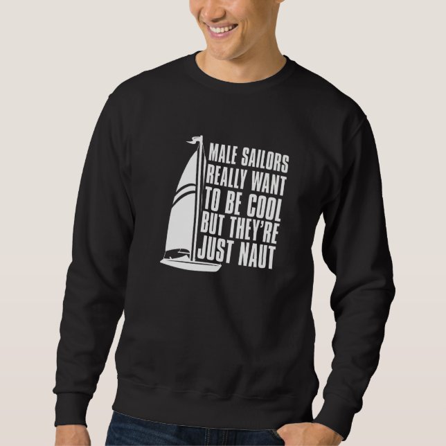Sweatshirt Sailing Boat Captain Sailboat  Sailor (Devant)