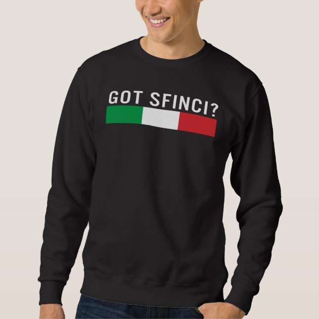 Sweatshirt Saint Joseph's Day Sfinci Italy Flag Sicilian Dess (Devant)