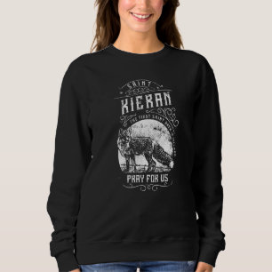 Sweatshirt Saint Kieran Fox catholique saints irlandais