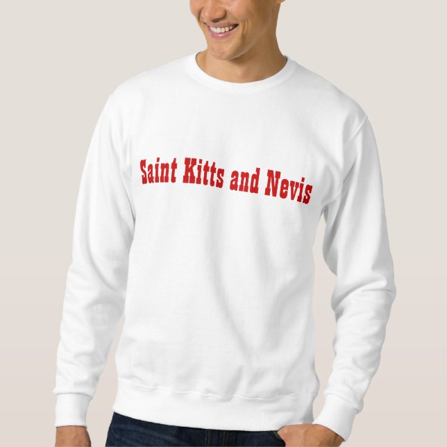 Sweatshirt saint kitts et nevis (Devant)
