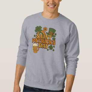 Sweatshirt Saint Patrick de la décennie 1970