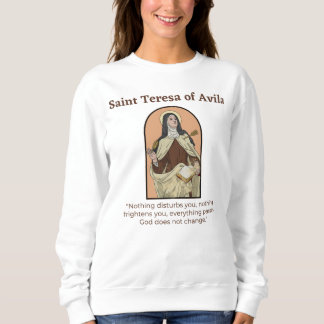 Sweatshirt saint teresa of avila