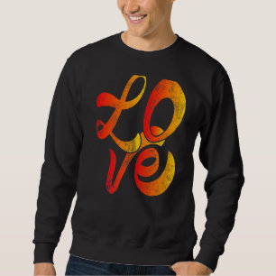 Sweatshirt Saint-Valentin Amour du Coeur drôle Matching Coupl