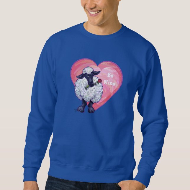 Sweatshirt Saint Valentin au mouton (Devant)