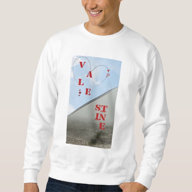 Sweatshirt Saint Valentin en Palestine (Devant)