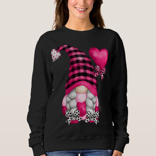 Sweatshirt Saint Valentin Gnome Love (Devant)