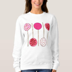 Sweatshirt Saint Valentin Pink Cake Pop Pops Bakery Sweet