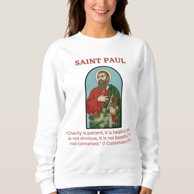 Sweatshirt saints st paul (Devant)