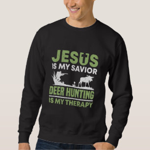 Sweatshirt Saison Chasse au cerf Jesus Huntsman