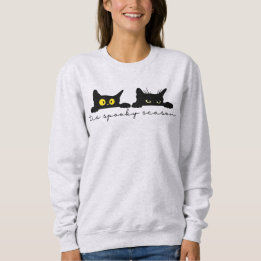Sweatshirt Saison Chats éffrayants, Chats Halloween mignons