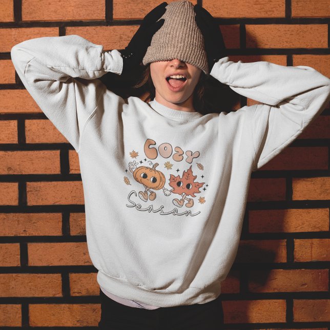 Sweatshirt Saison confortable de automne rétro (Retro Fall Cozy Season Sweatshirt)