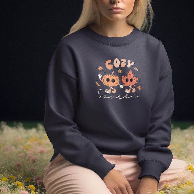 Sweatshirt Saison confortable de automne rétro (Retro Fall Cozy Season Sweatshirt)