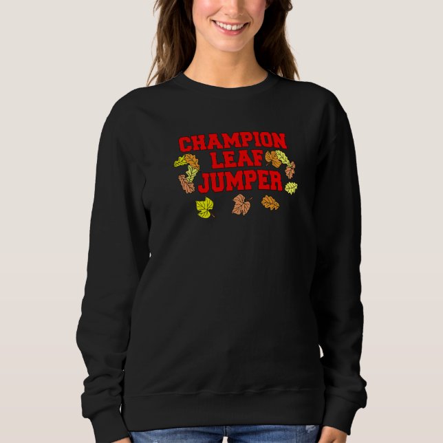 Sweatshirt Saison d'automne du Champion Leaf Jumper Feuille (Devant)