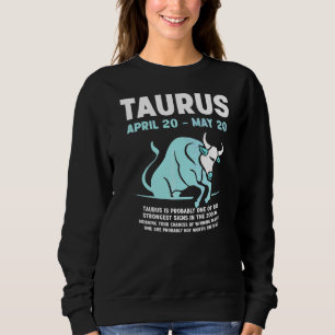 Sweatshirt Saison de marchandises Taurus SIGNE Zodiaque Astro