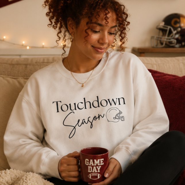 Sweatshirt Saison de touché, sweat-shirt de jour de match de  (Créateur téléchargé)