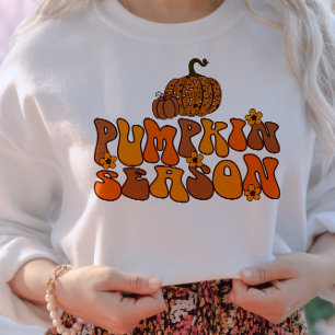 SWEATSHIRT SAISON DU CITROUILLE À THÈME AUTOMNE