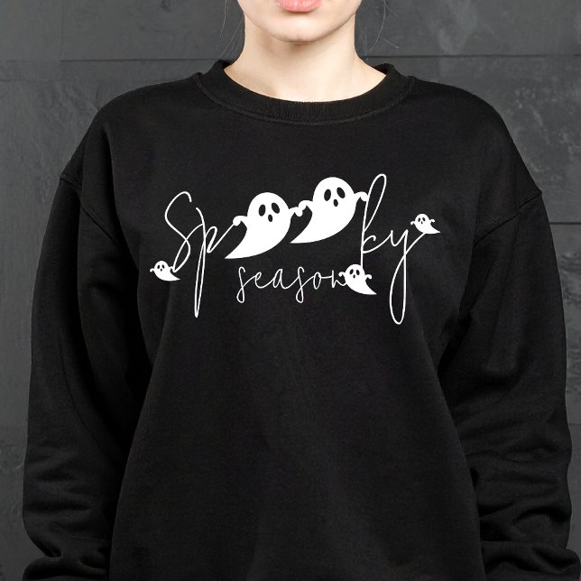 Sweatshirt Saison éffrayante Fantôme Silhouettes Halloween mo (Disclaimer: This image is a digital mockup.)