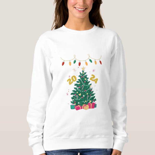 Sweatshirt Saison Festive de Noël 2024 (Devant)