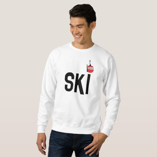 Sweatshirt Saison Skieurs Apres (Devant entier)