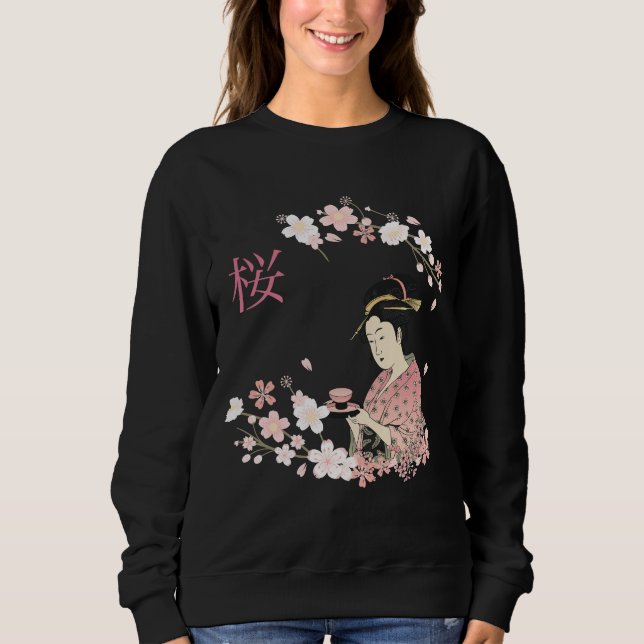 Sweatshirt Sakura Geisha (Devant)