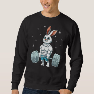 Sweatshirt Salle De Fitness Pour Un Lapin