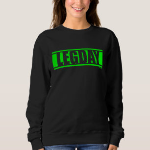 Sweatshirt Salle de sport de fitness Legday Green Gym Entraîn